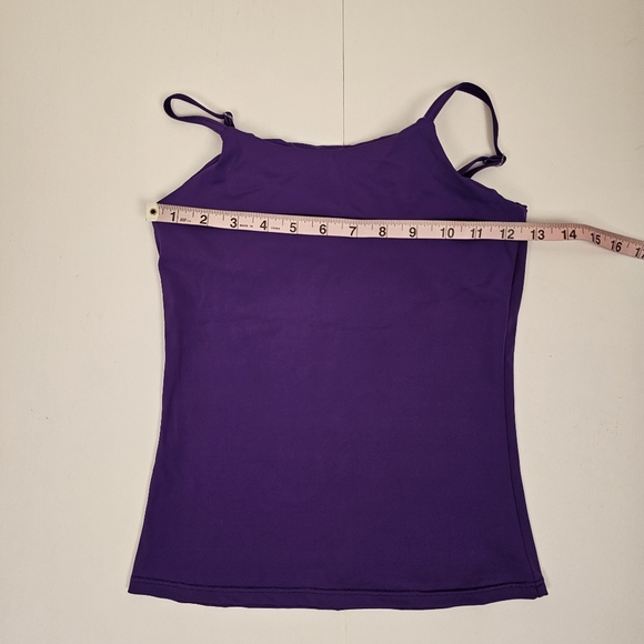 Balera purple 4-way stretch tank top for dance costume size Large Child - Picture 4 of 7